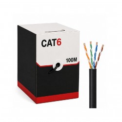 CABLE CARBON SFTP CAT6 100M - نحاس خبط