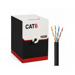 CABLE CARBON SFTP CAT6 100M - نحاس خبط