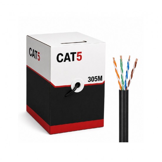 CABLE CARBON SFTP CAT5 305M - NORMAL - نحاس خبط