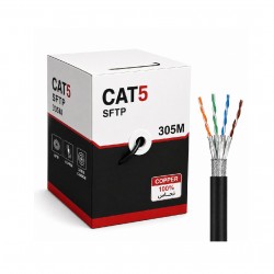 CABLE CARBON SFTP CAT5 305M - COPPER - نحاس 100%
