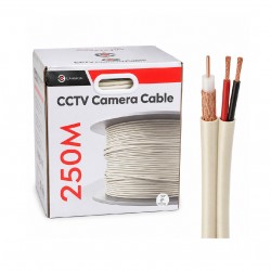 CABLE CAMERA 250M CARBON RJ-6 نحاس 100% - ابيض