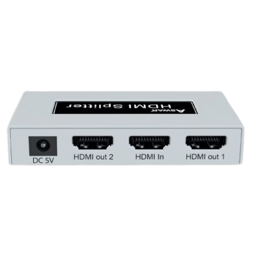 ASWAR HDMI SPLITTER 2 PORT AS-HDMI-SP12 - اسوار موزع HD   منفذين