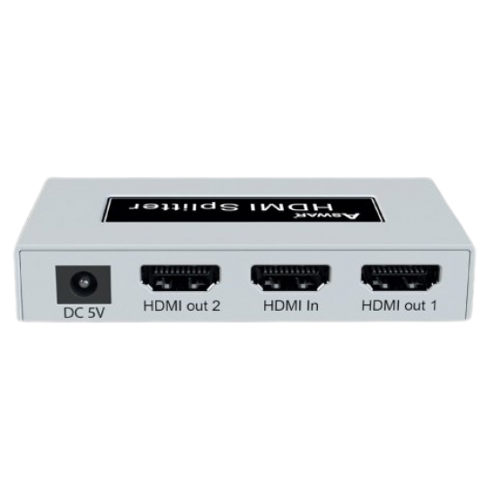 ASWAR HDMI SPLITTER 2 PORT AS-HDMI-SP12 - اسوار موزع HD   منفذين
