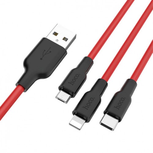 HOCO CABLE 3 IN 1 LIGHTING