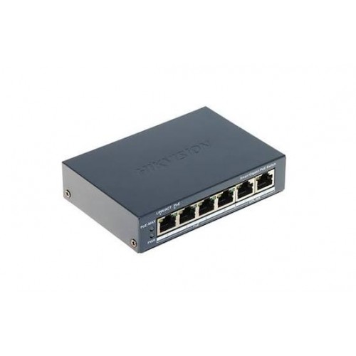 HIKVISION - POE HUB - DS-3E1506P-EI/M ( 4 PORT - ALL GIGA - 45W )